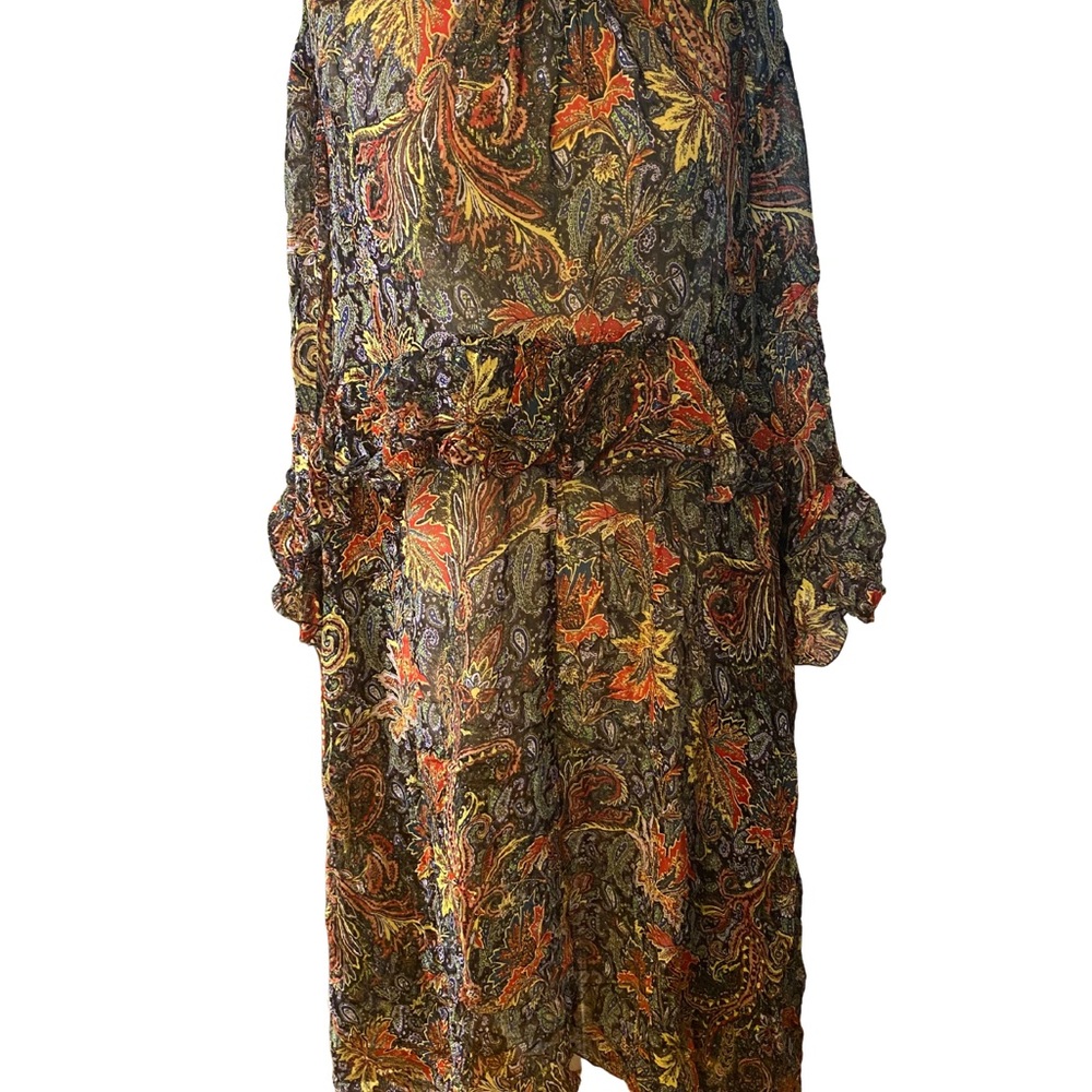 Zara paisley dress size M-L